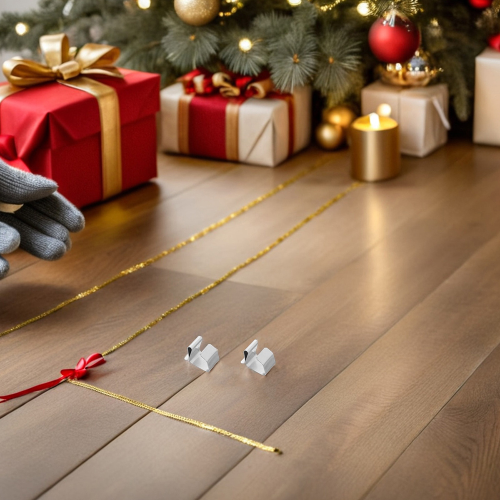 Christmas Lights Outdoor - 200 Pezzi di Clip per Grondaie