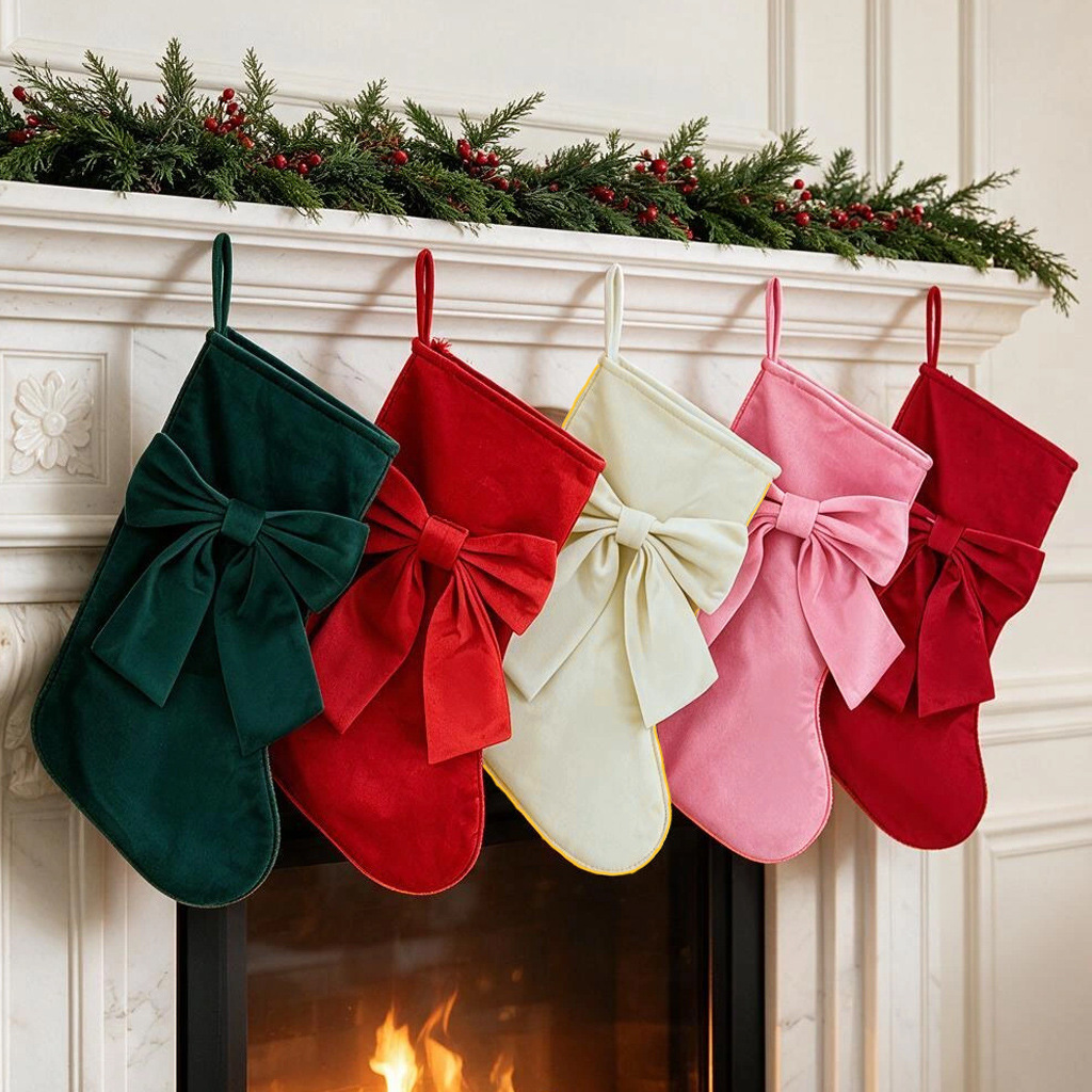Christmas Stocking Hanging - 1 calza di Natale, sacchetti regalo