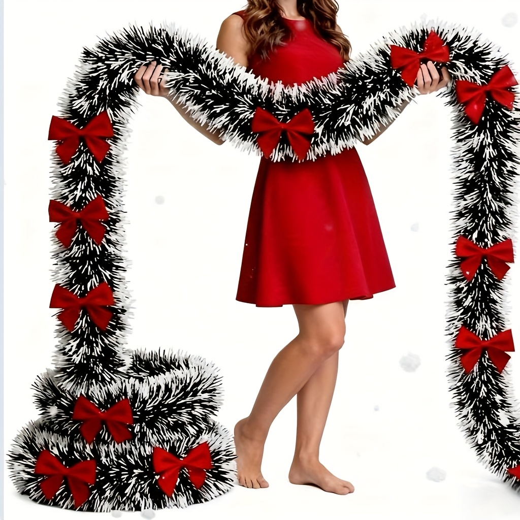Tinsel Garland Decoration - Ghirlanda di Natale artificiale Ghirlande di