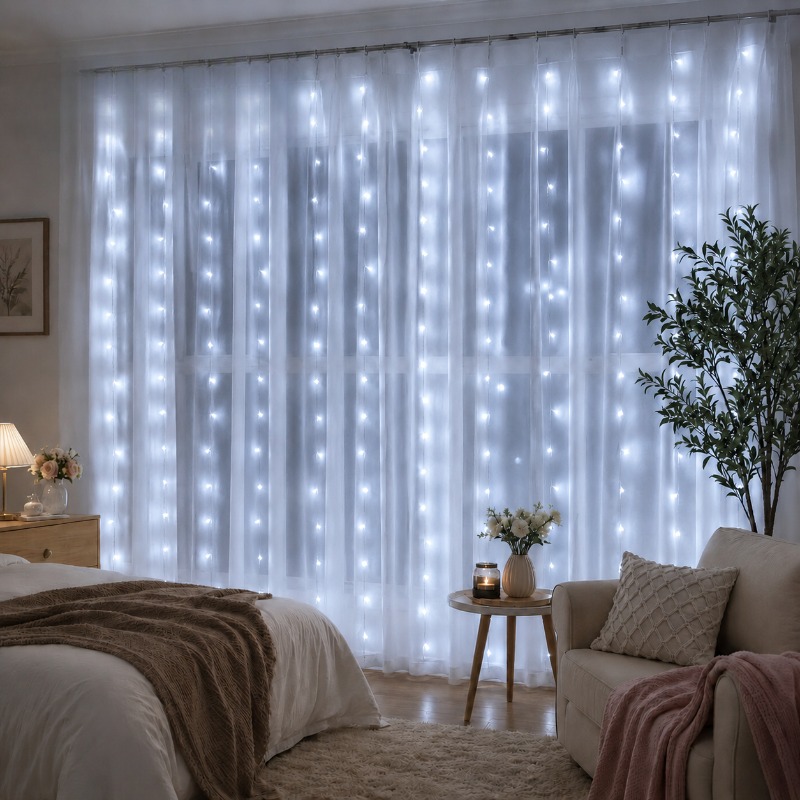 Led Fairy String Lights - Luci a stringa LED per tende