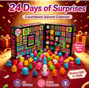 Advent Calendar Gift - Calendario dell'Avvento NeeDoh 2026, Regalo 24