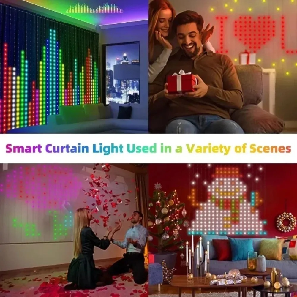 Luci a Tenda LED Pixel per Est - Christmas Lights Outdoor recensione e prezzo