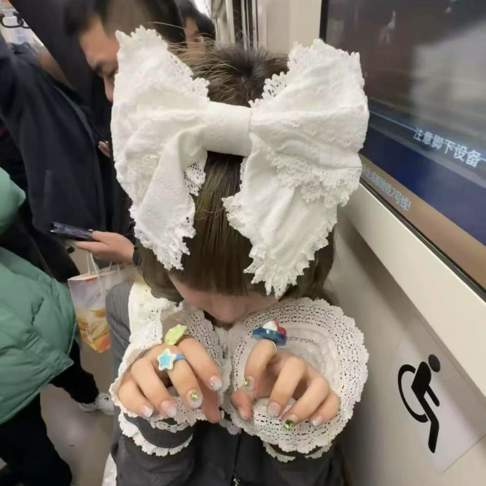 Fascia per capelli Y2K Lolita  - Ribbon Bow Gift recensione e prezzo