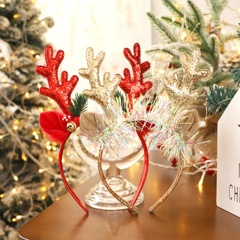 Popolari Cerchietti Natalizi c - Reindeer Antlers Headband recensione e prezzo