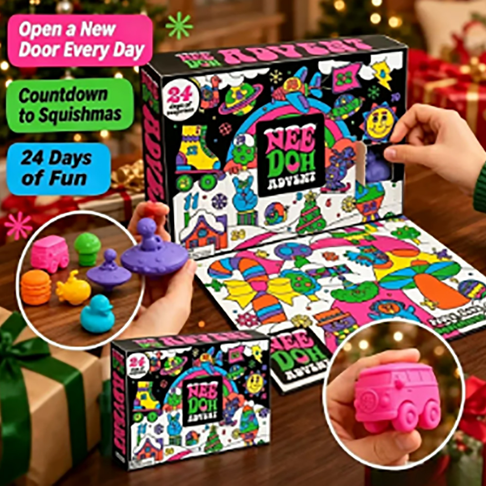 24 pezzi Nee‑Doh Squish Fidget - Advent Calendar Gift recensione e prezzo