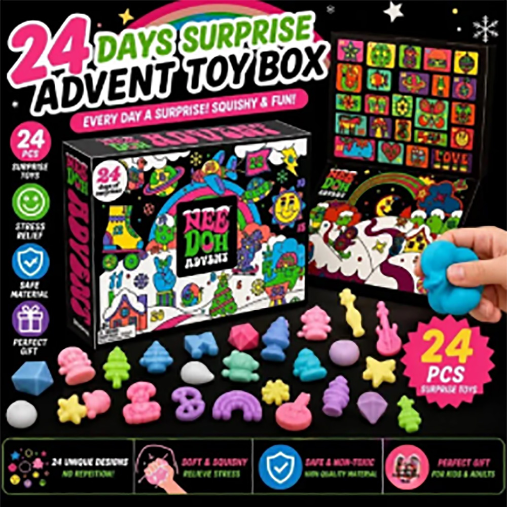24 pezzi Nee‑Doh Squish Fidget - Advent Calendar Gift recensione e prezzo