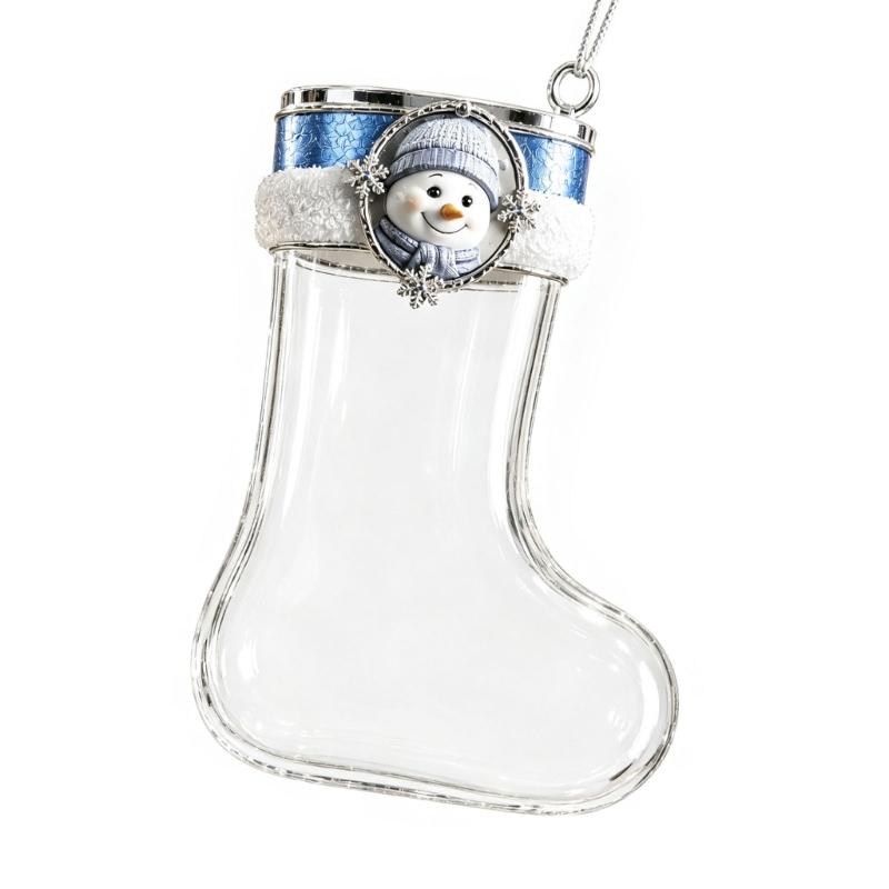 E8BD Ornamento natalizio trasp - Christmas Stocking Hanging recensione e prezzo