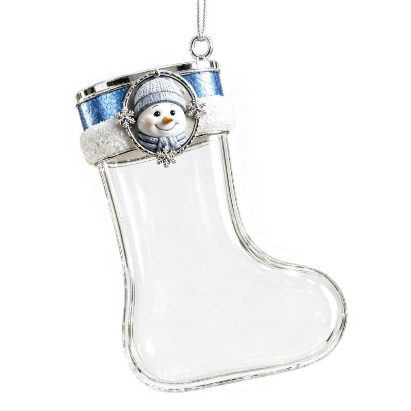 E8BD Ornamento natalizio trasp - Christmas Stocking Hanging recensione e prezzo