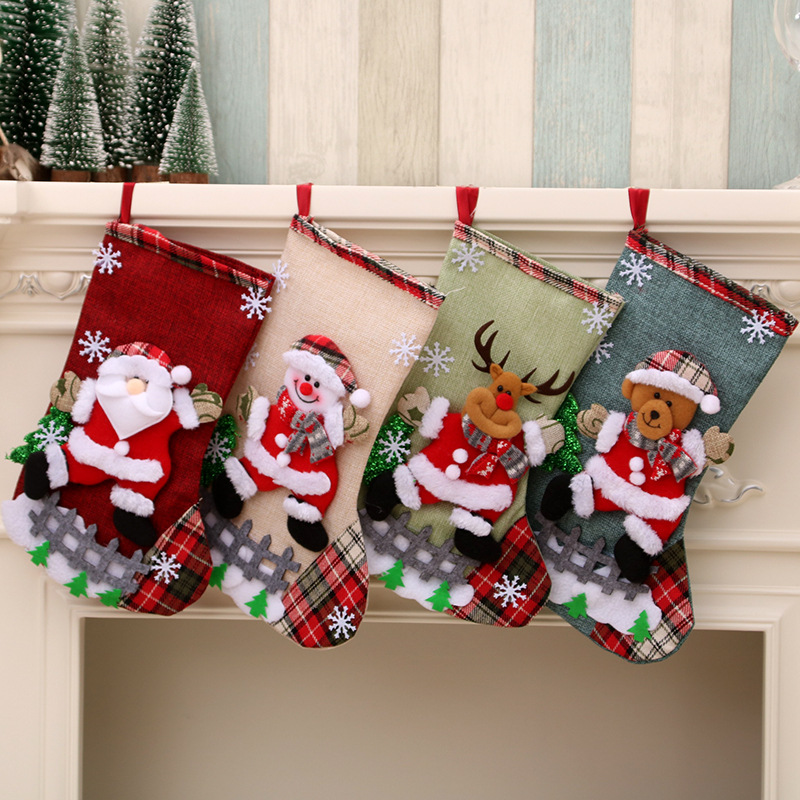 Calze natalizie grandi da 31 c - Christmas Stocking Hanging recensione e prezzo