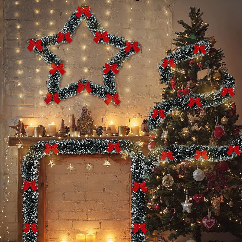 Nastro Natalizio a Motivo Bast - Tinsel Garland Decoration recensione e prezzo