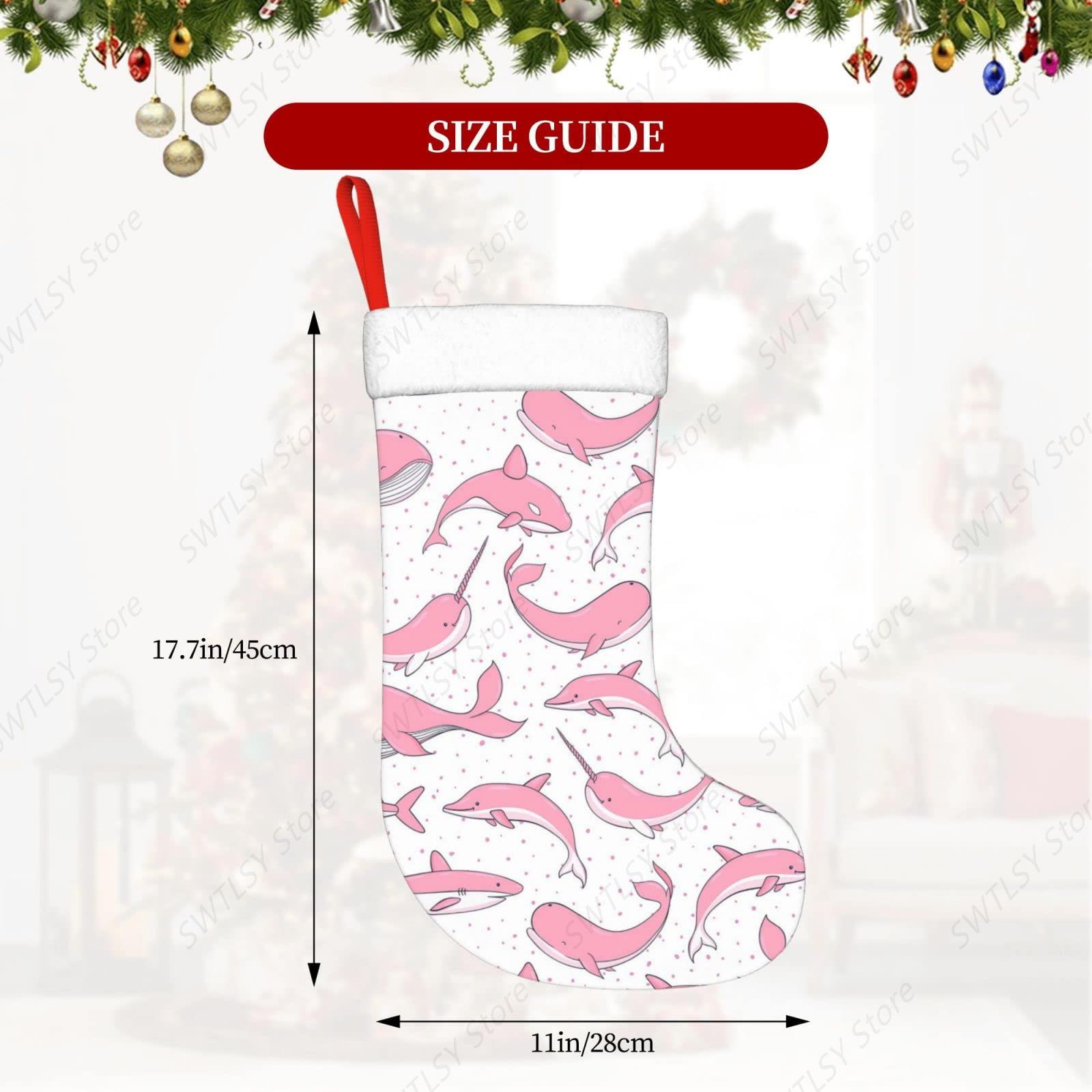 Natale balene rosa Calze natal - Christmas Stocking Hanging recensione e prezzo