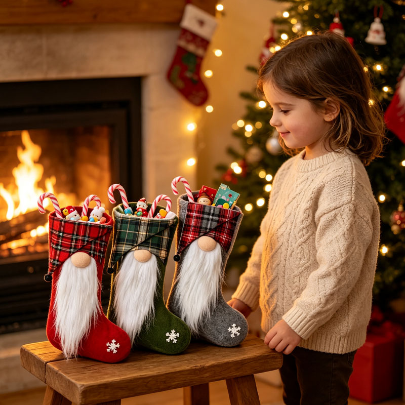 1-4 Pezzi di Sacchetti Regalo  - Christmas Stocking Hanging recensione e prezzo